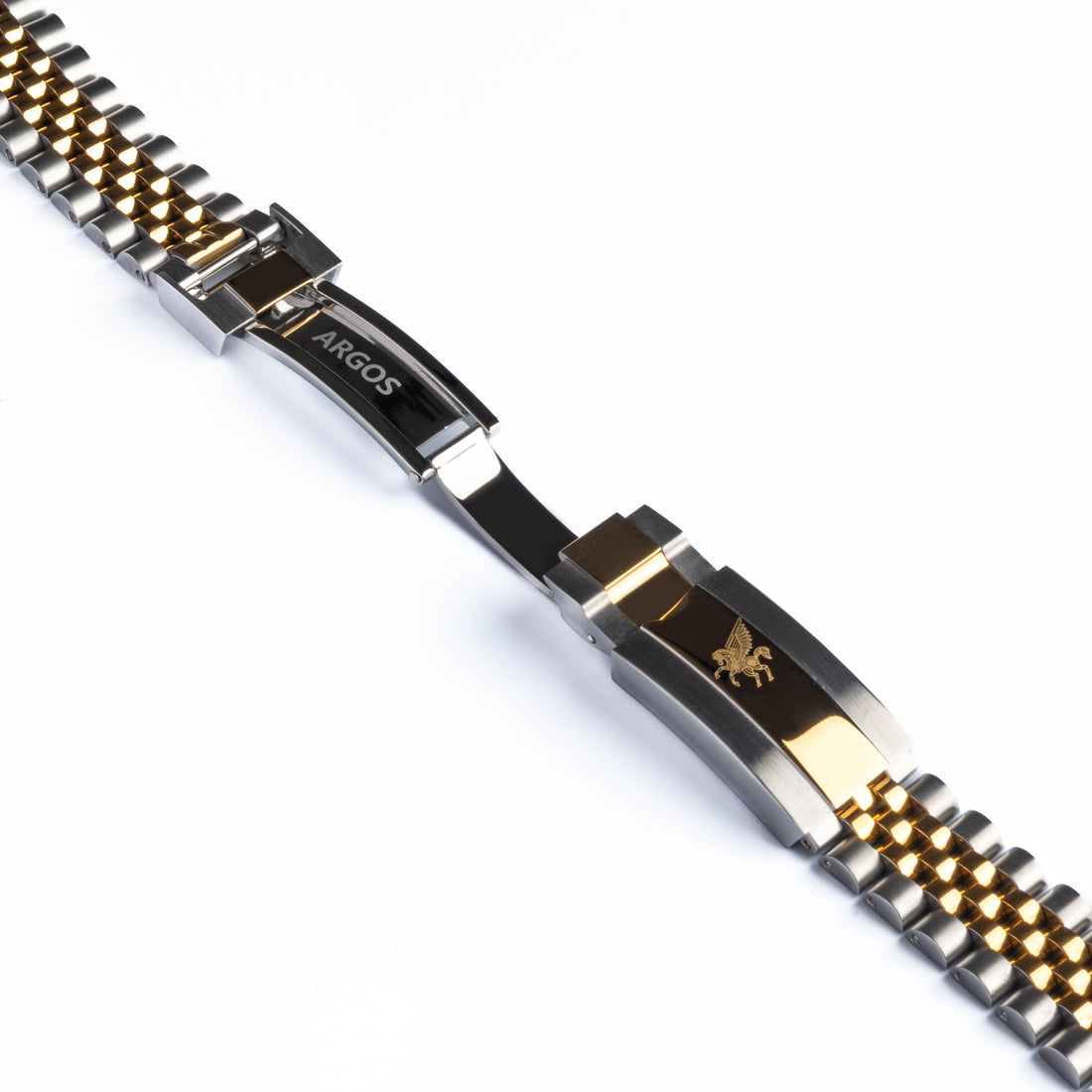 Five Link Two Tone Golden Jubilee Bracelet