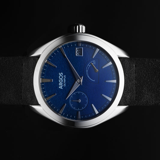 OLYMPUS - Aether Blue Silver Leather