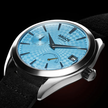OLYMPUS - Arctic Blue Silver Leather