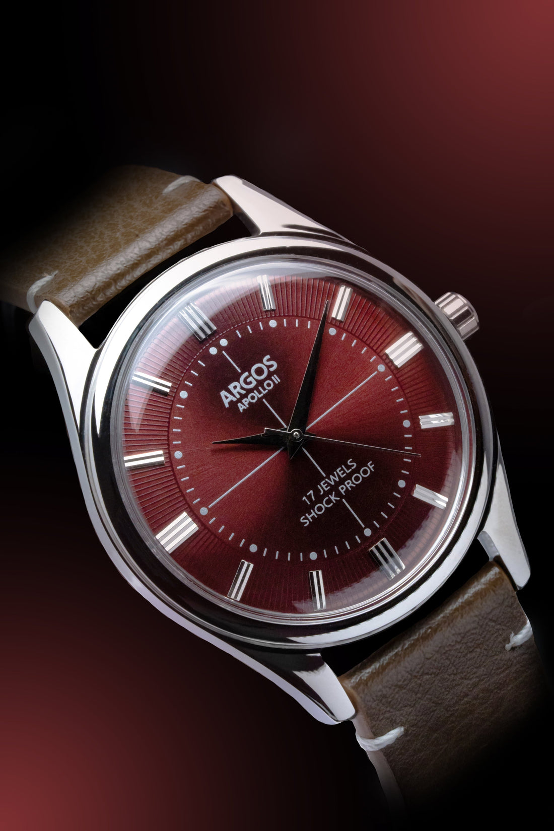 Argos Apollo II Men's mechanical watch. Swiss movement. Indian watch brand. Mechanical watch. Manual handwinding movement