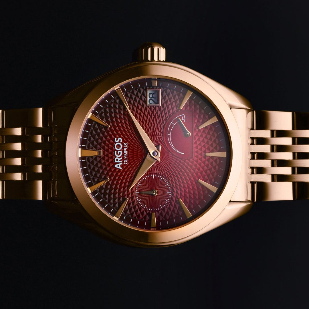 Olympus - Carmine Red Rose Gold