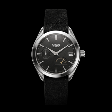 Olympus - Piano Black Silver Leather