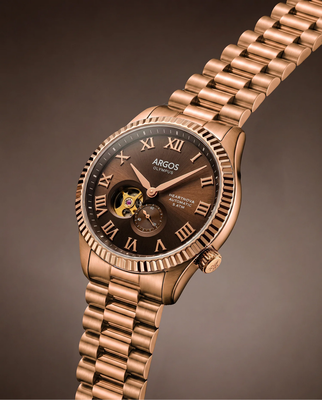 Olympus II - Mocha Brown Rosegold