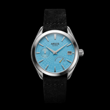 Olympus - Arctic Blue Silver Leather