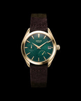 OLYMPUS - Basil Green Gold Leather