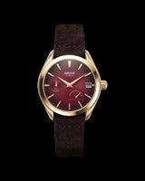 Olympus - Carmine Red Gold Leather
