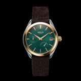 Olympus - Basil Green Gold Two Tone Leather
