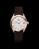 Olympus - Luxe White Rose Gold Leather