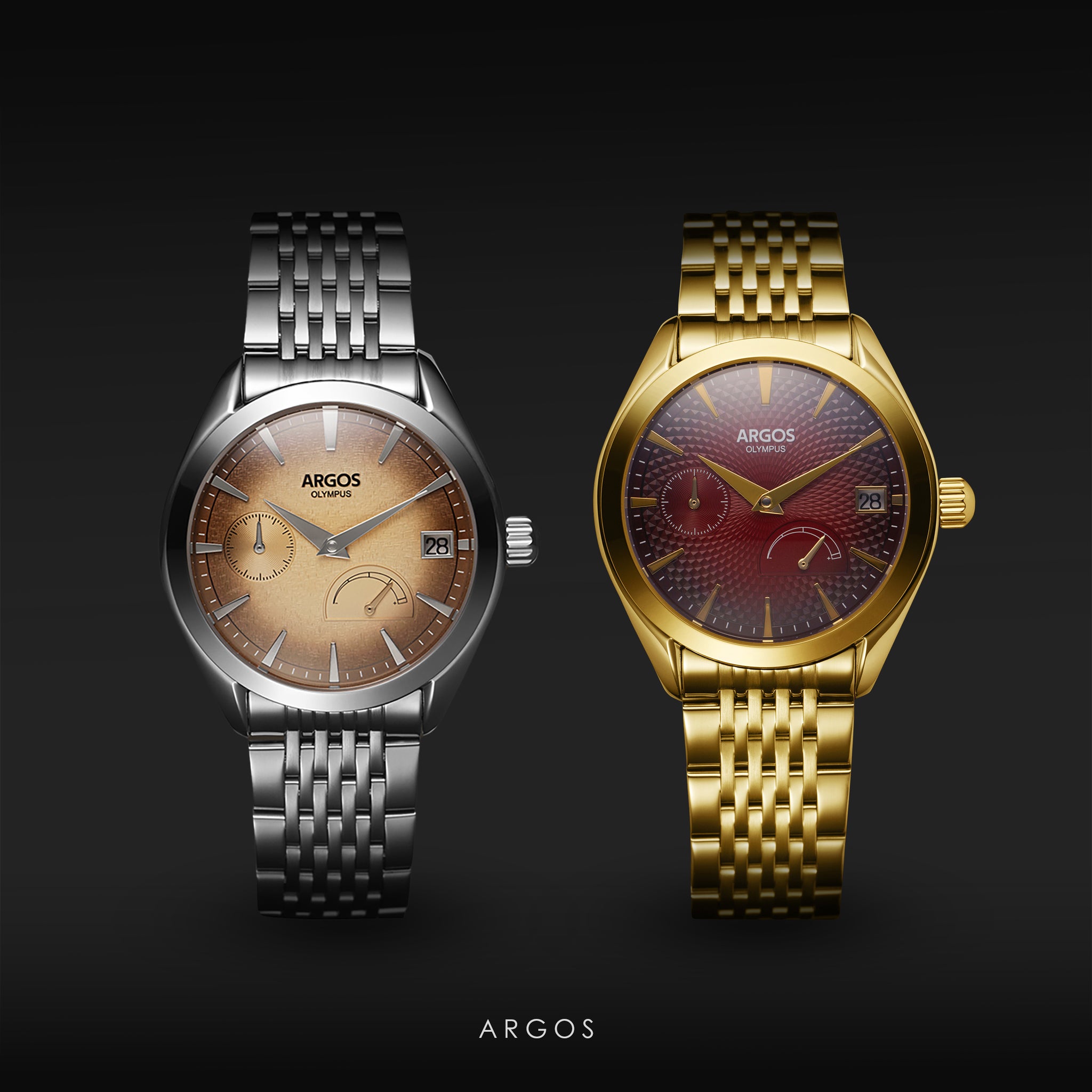 Olympus - Irish Coffee Silver + Carmine Red Gold [COMBO]