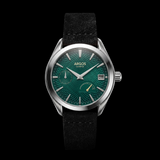 Olympus - Basil Green Silver Leather