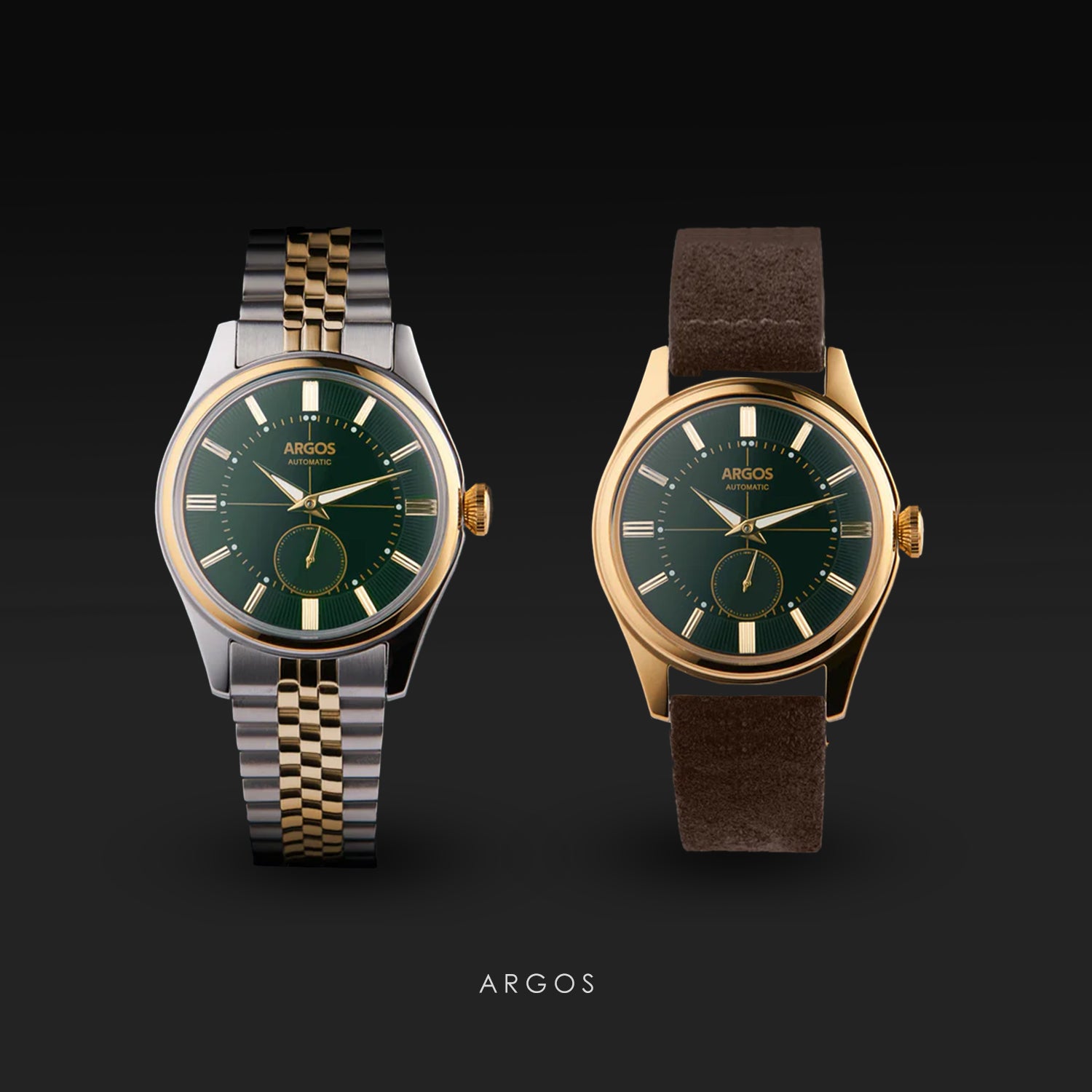 Apollo 3 - Olive Green Two Tone + Olive Green Gold Leather [COMBO]