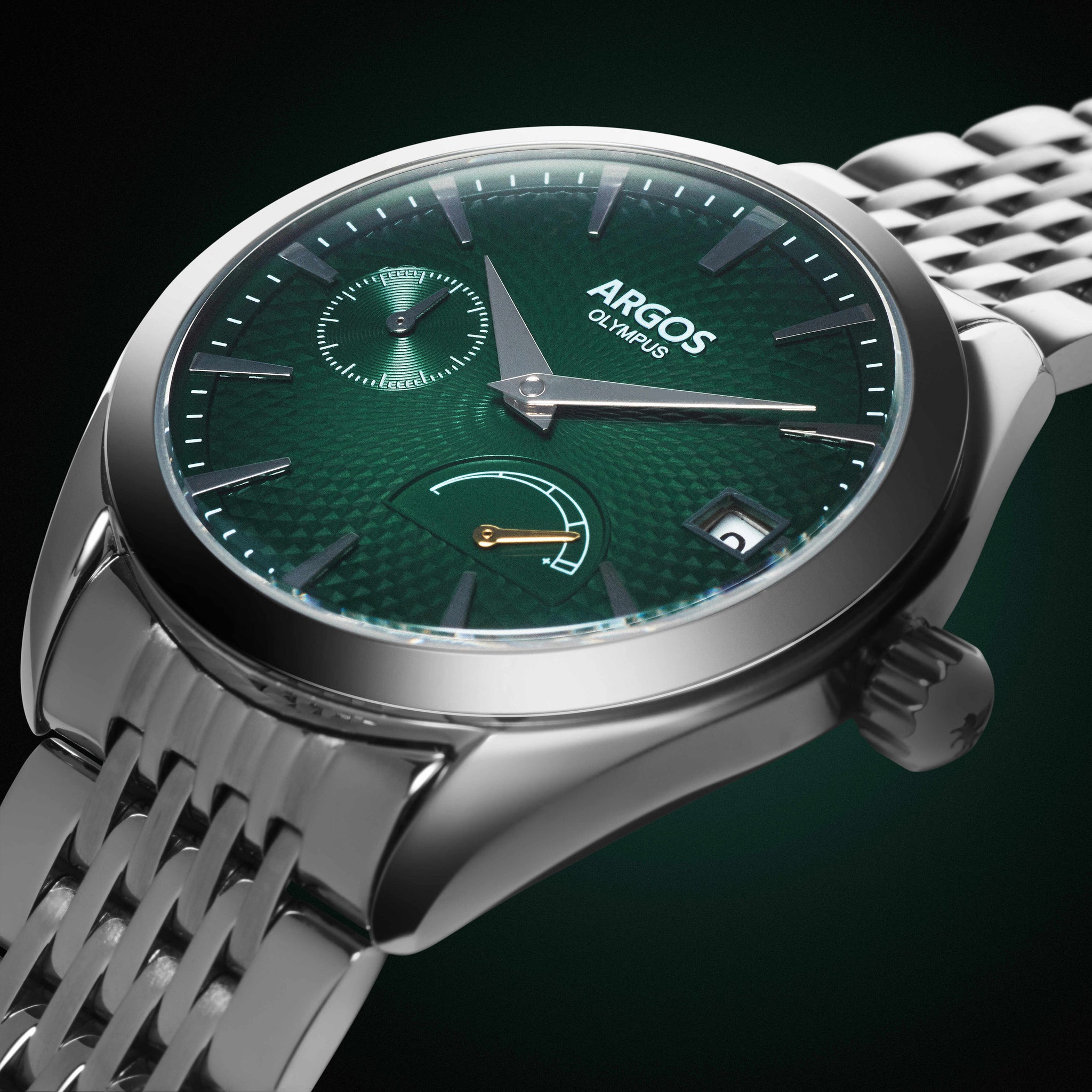 OLYMPUS - Basil Green Silver