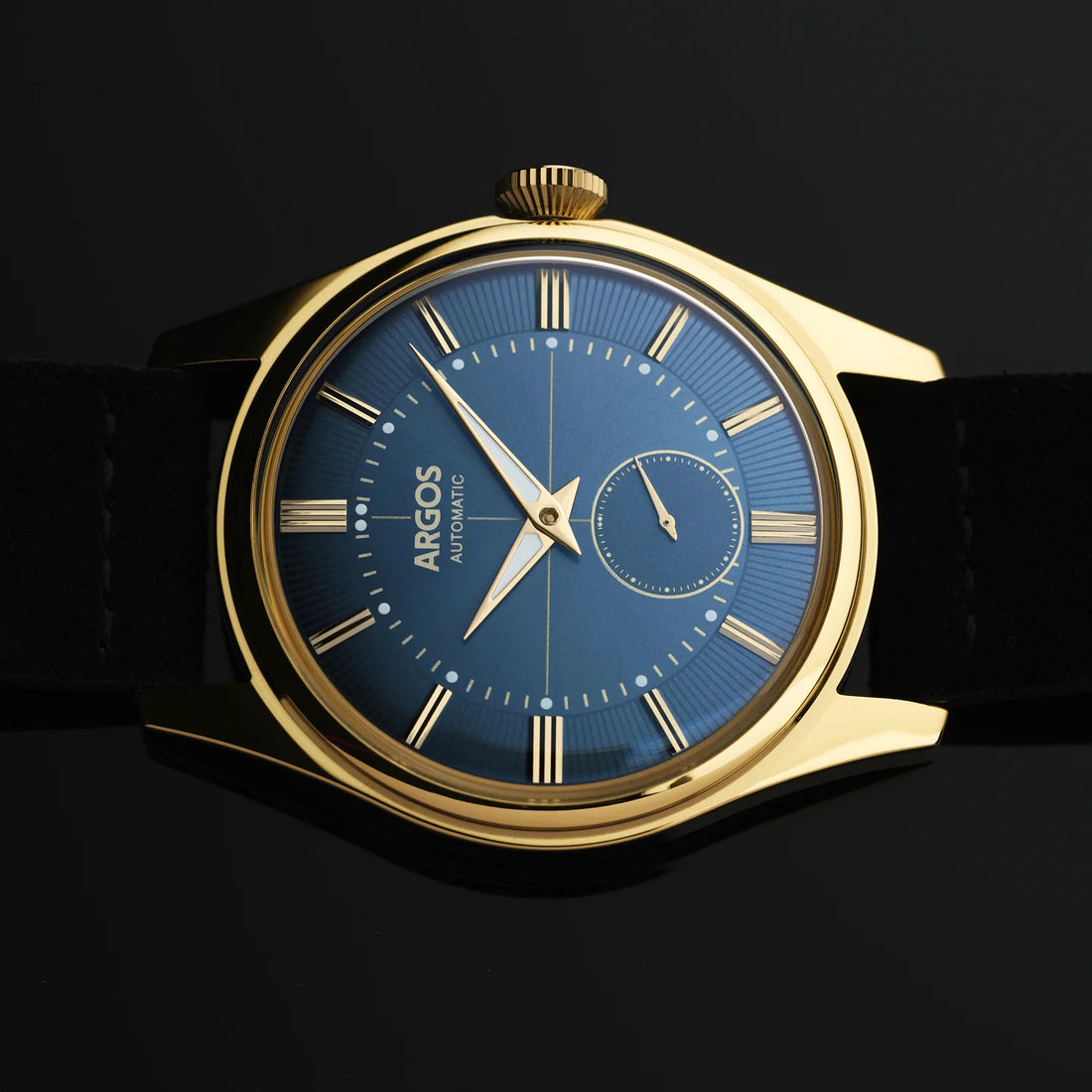 Apollo III - Constellation Blue Gold Leather