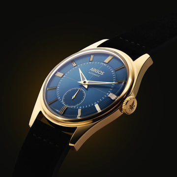Apollo III - Constellation Blue Gold Leather