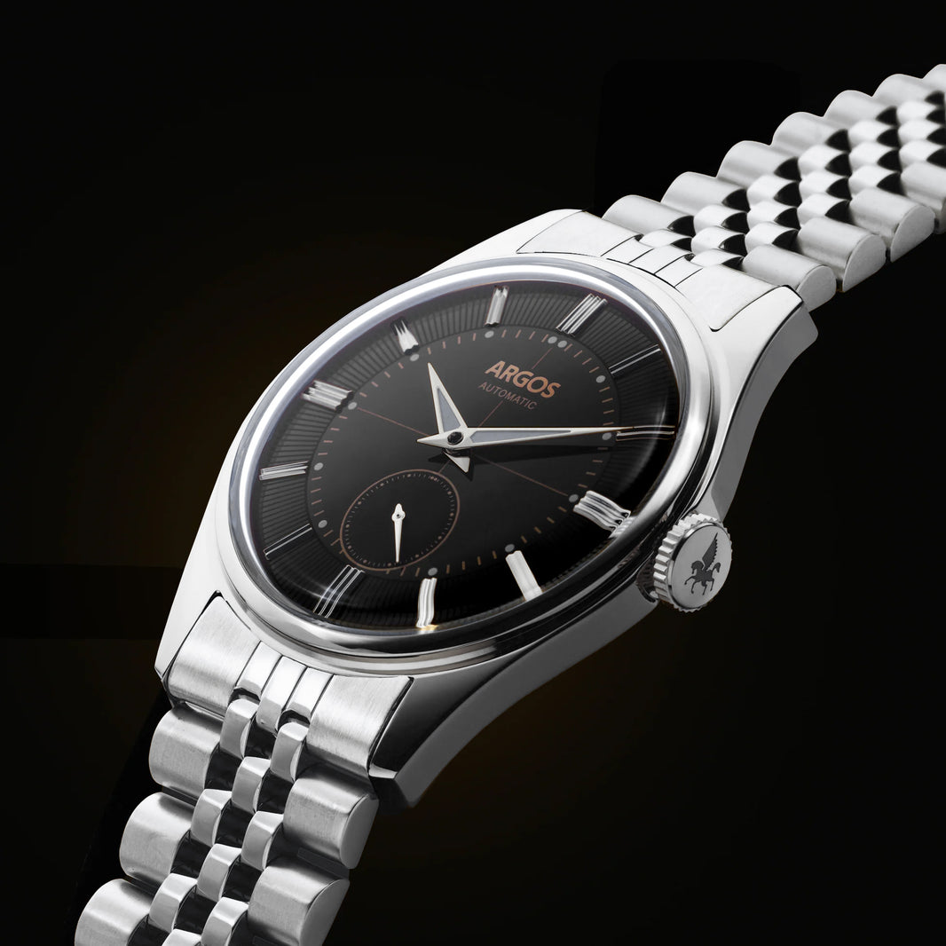 Argos Apollo III Onyx Black with Jubilee Bracelet