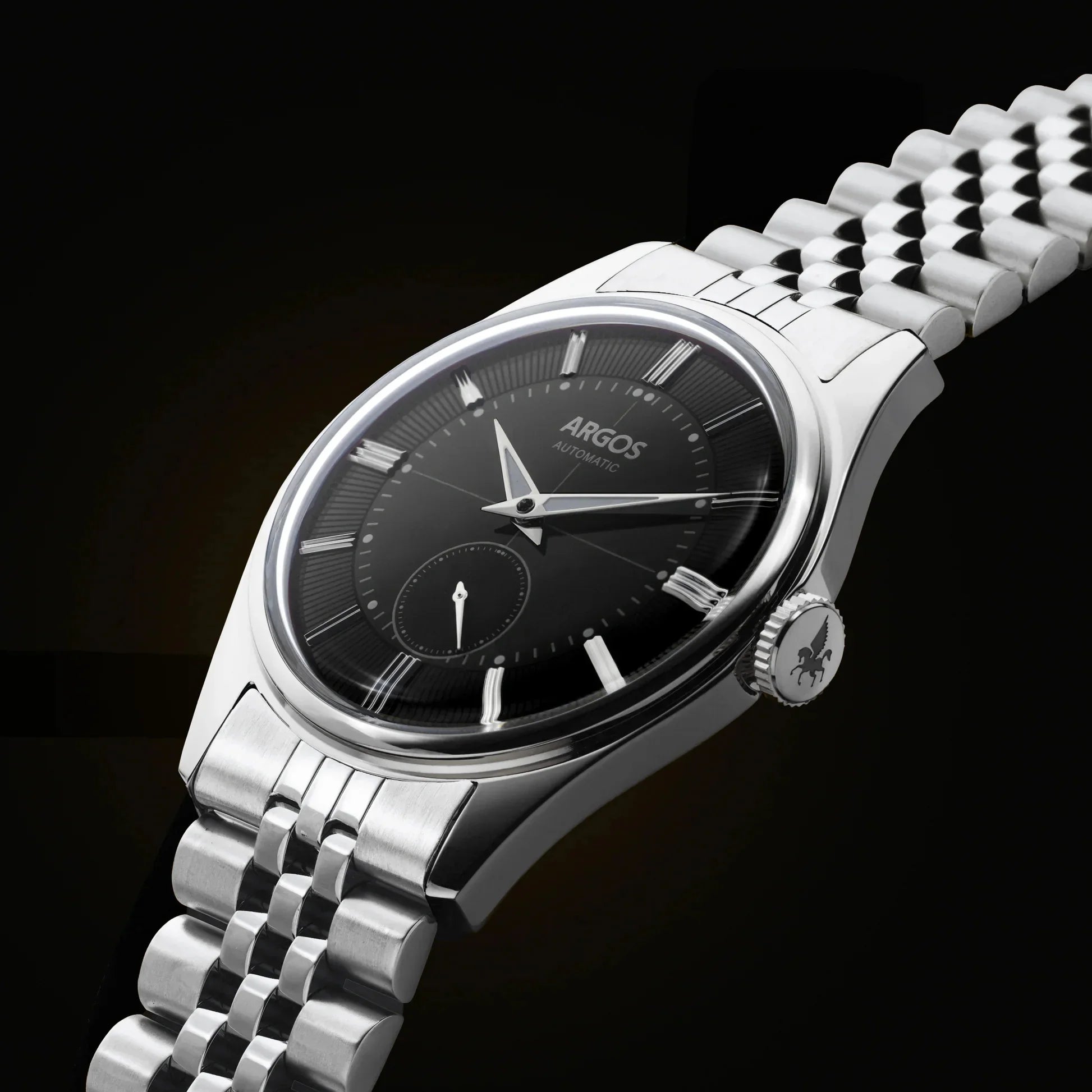 Argos Apollo III - Onyx Black Gold with Golden Jubilee Bracelet Argos Apollo III - Onyx Black Gold with Golden Jubilee Bracelet