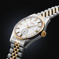 Pearl White Gold Two Tone, a refined mens white and gold watch with a classic white dial.