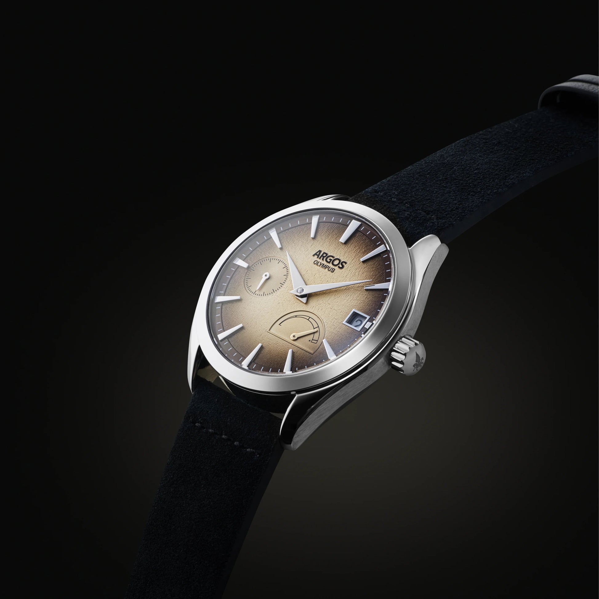 Olympus - Irish Coffee Silver Leather Argos Watches