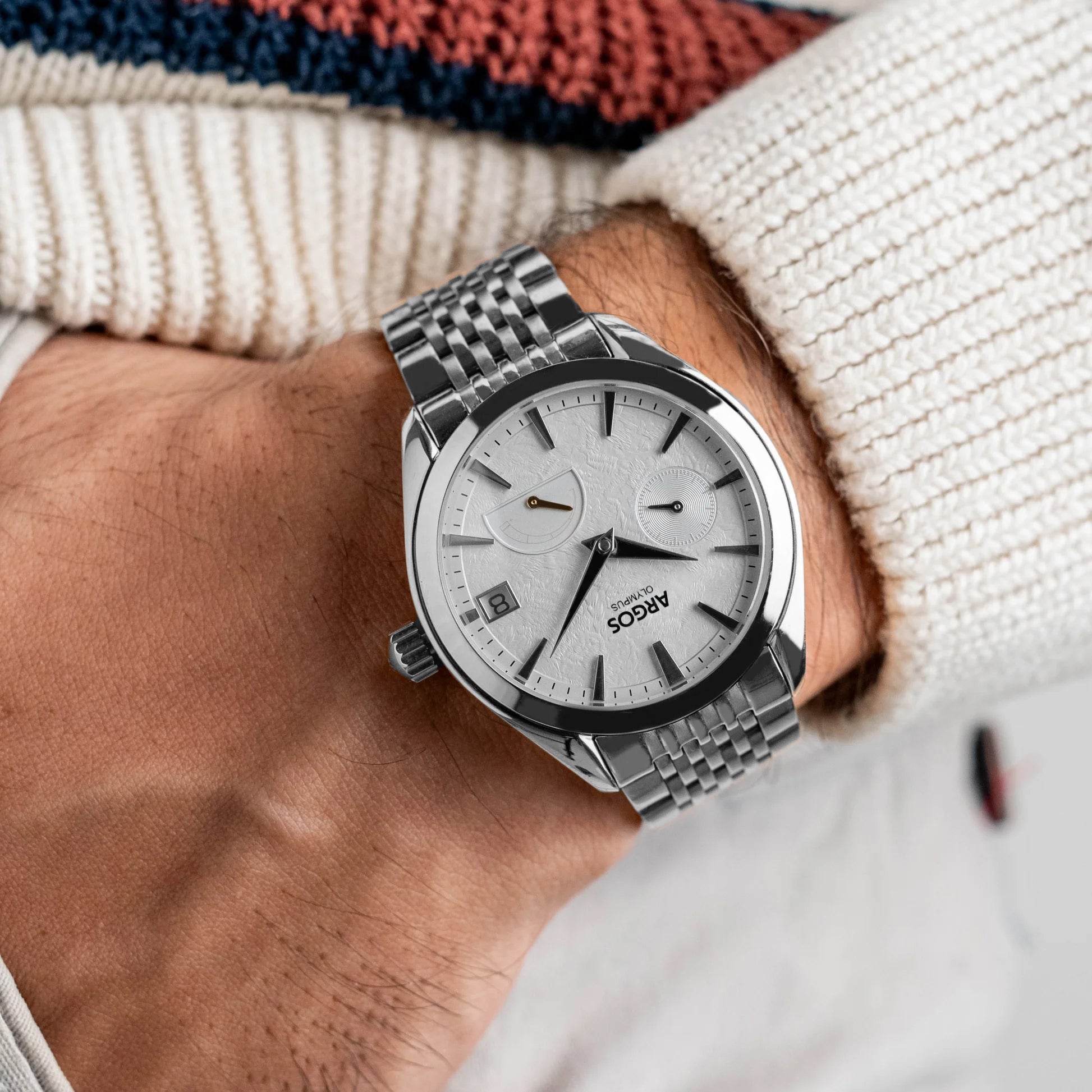 Olympus - Luxe White Silver Argos Watches