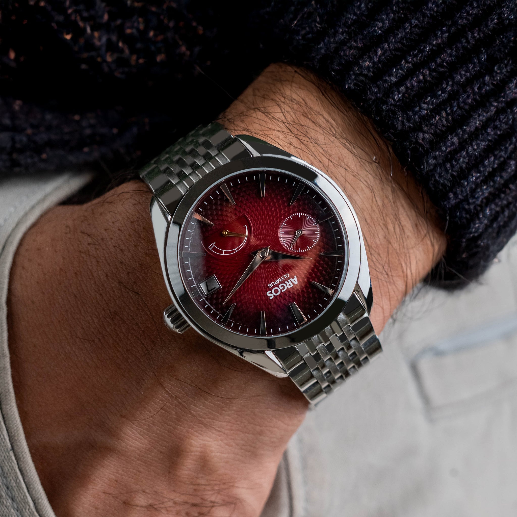 OLYMPUS - Carmine Red Silver