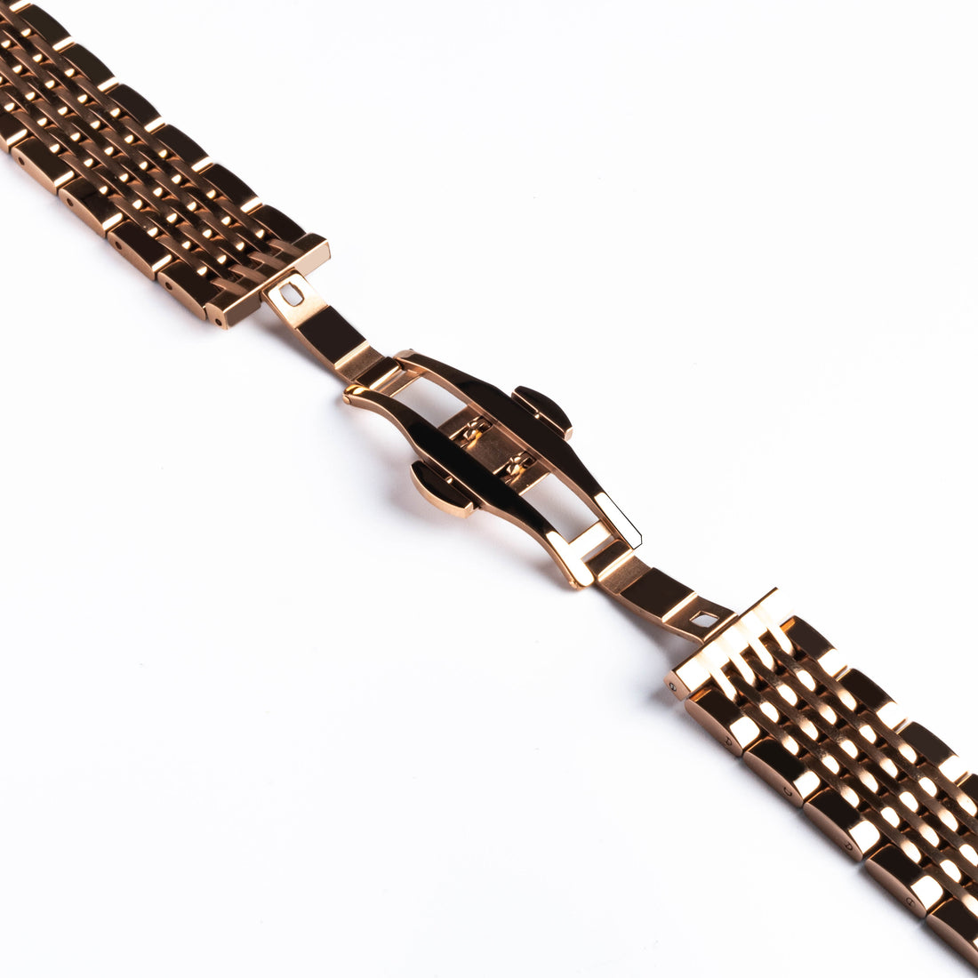 Nine Link Rose Gold Jubilee Bracelet