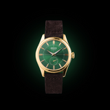 Apollo III - Olive Green Gold Leather