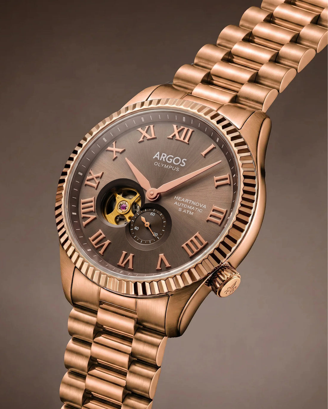 Olympus II - Mocha Brown Rosegold (For Him)