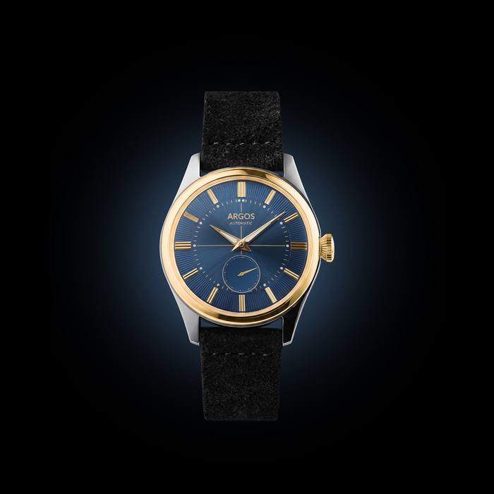 Apollo III - Constellation Blue Gold Two Tone Leather