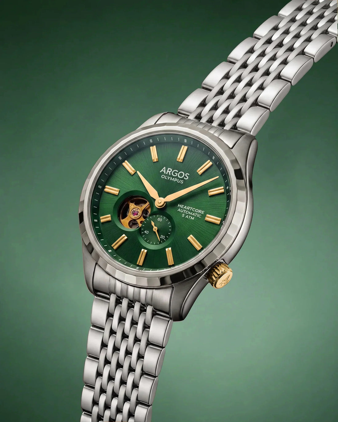 Olympus II - Oracle Green Silver (For Him)