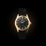 Apollo III - Onyx Black Gold Leather