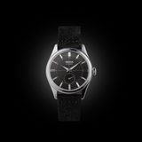 Apollo III - Onyx Black Silver Leather