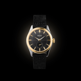 Apollo III - Onyx Black Gold Two Tone Leather