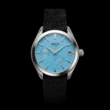 Olympus - Arctic Blue Silver Leather