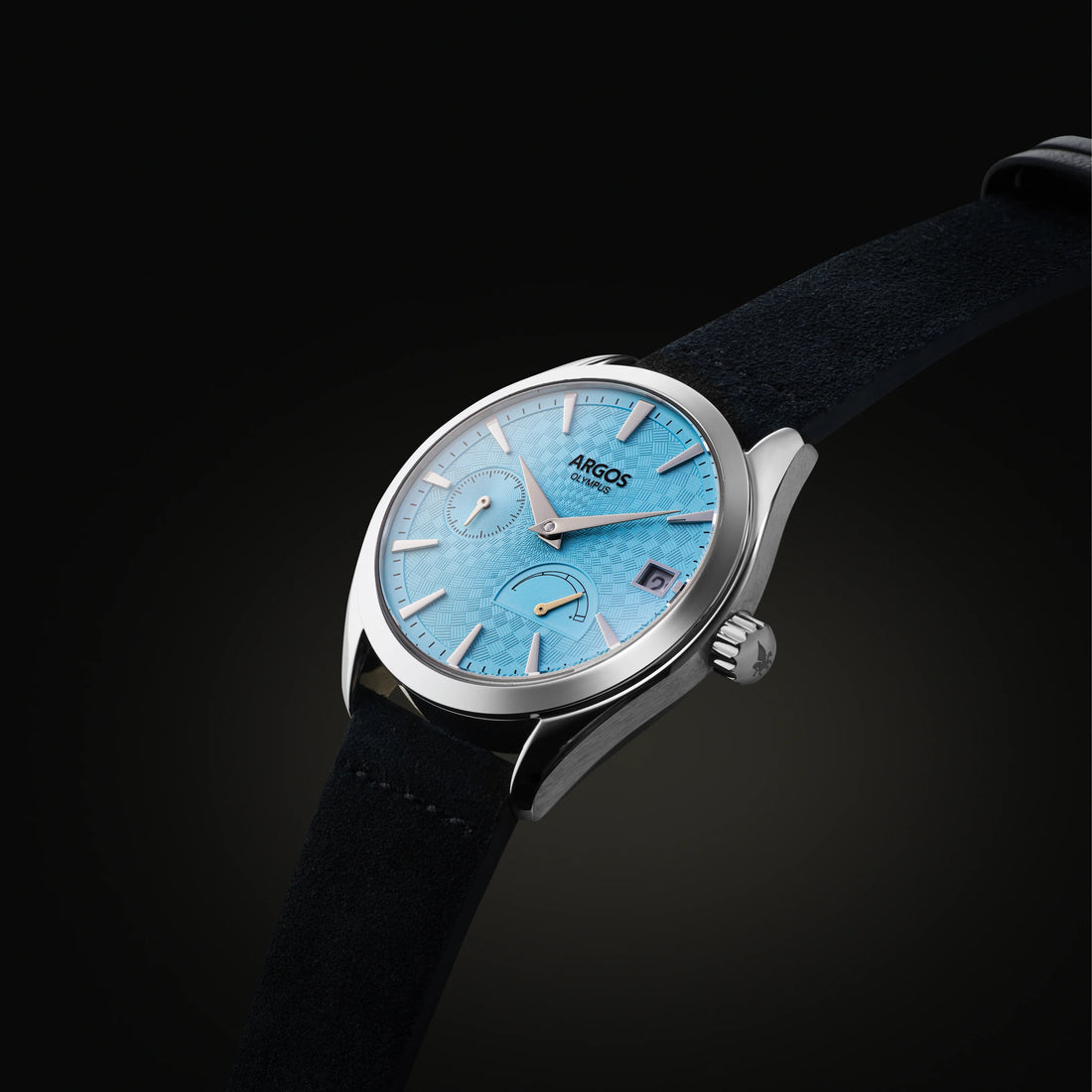 Olympus - Arctic Blue Silver Leather