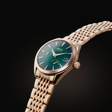 Olympus - Basil Green Rose Gold Argos Watches