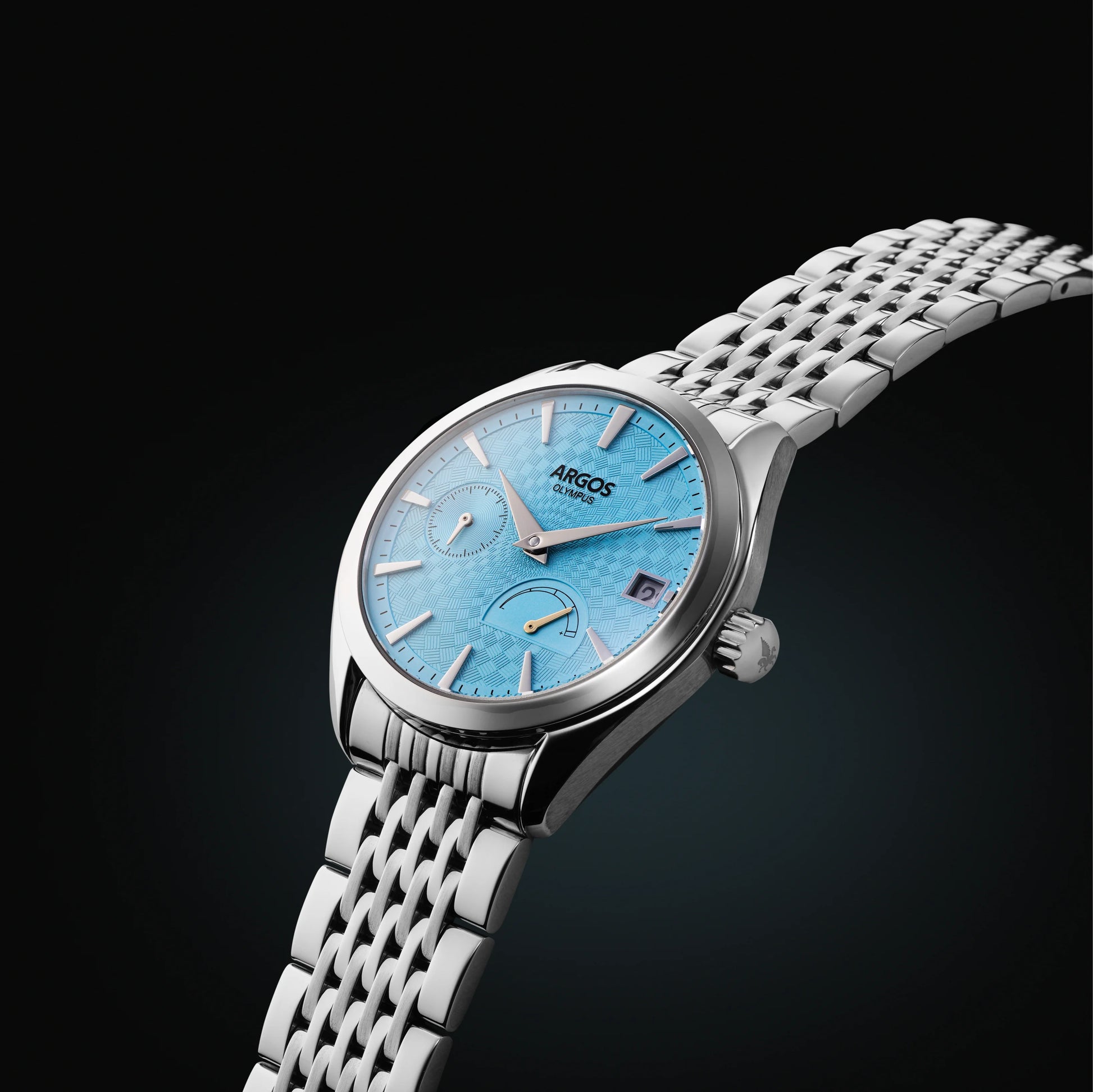 Olympus Arctic Blue Silver watches