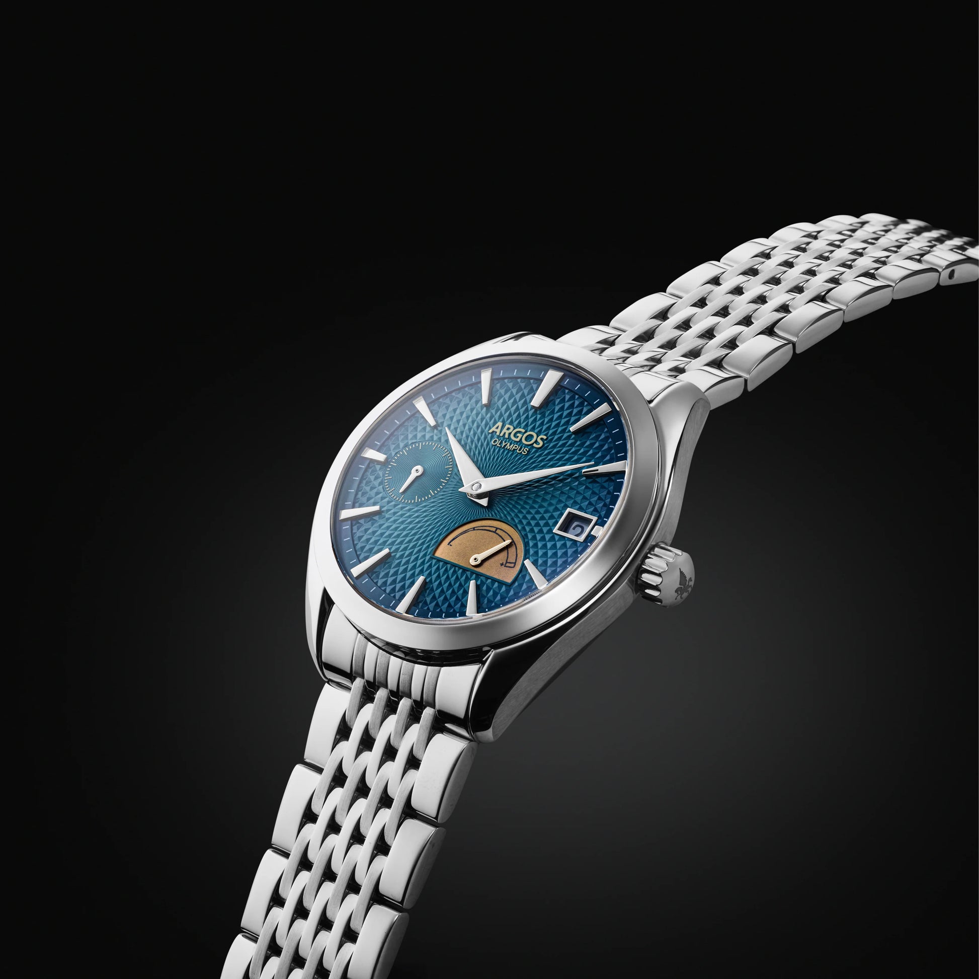 Azure blue blue dial watches