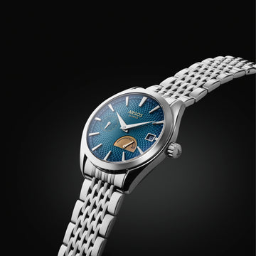 Azure blue blue dial watches