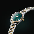 Olympus Basil Green Gold two-tone bracelet green dial watch
