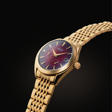 Olympus Carmine Red Gold red watch