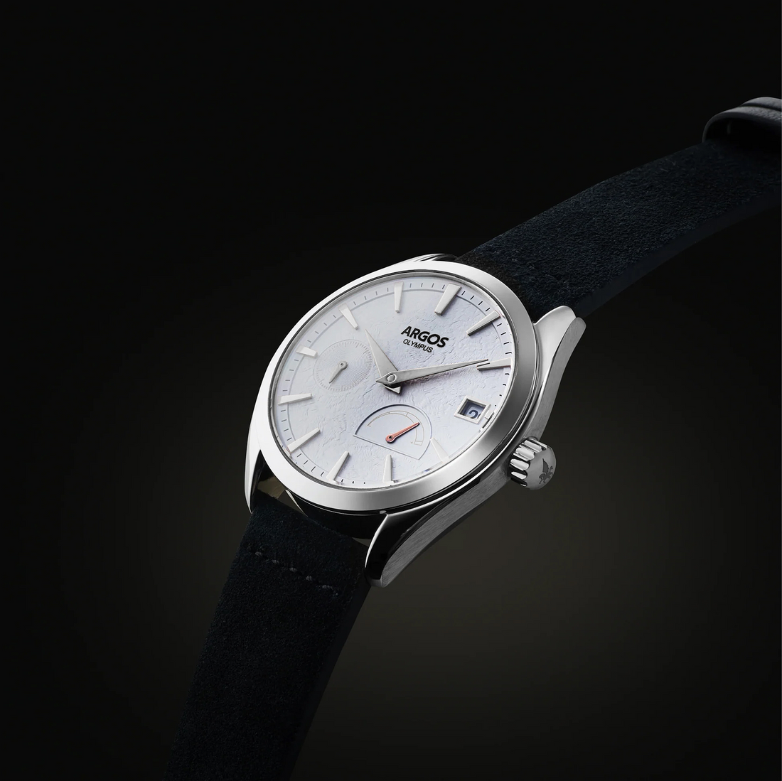 Olympus - Luxe White Silver Leather Argos Watches