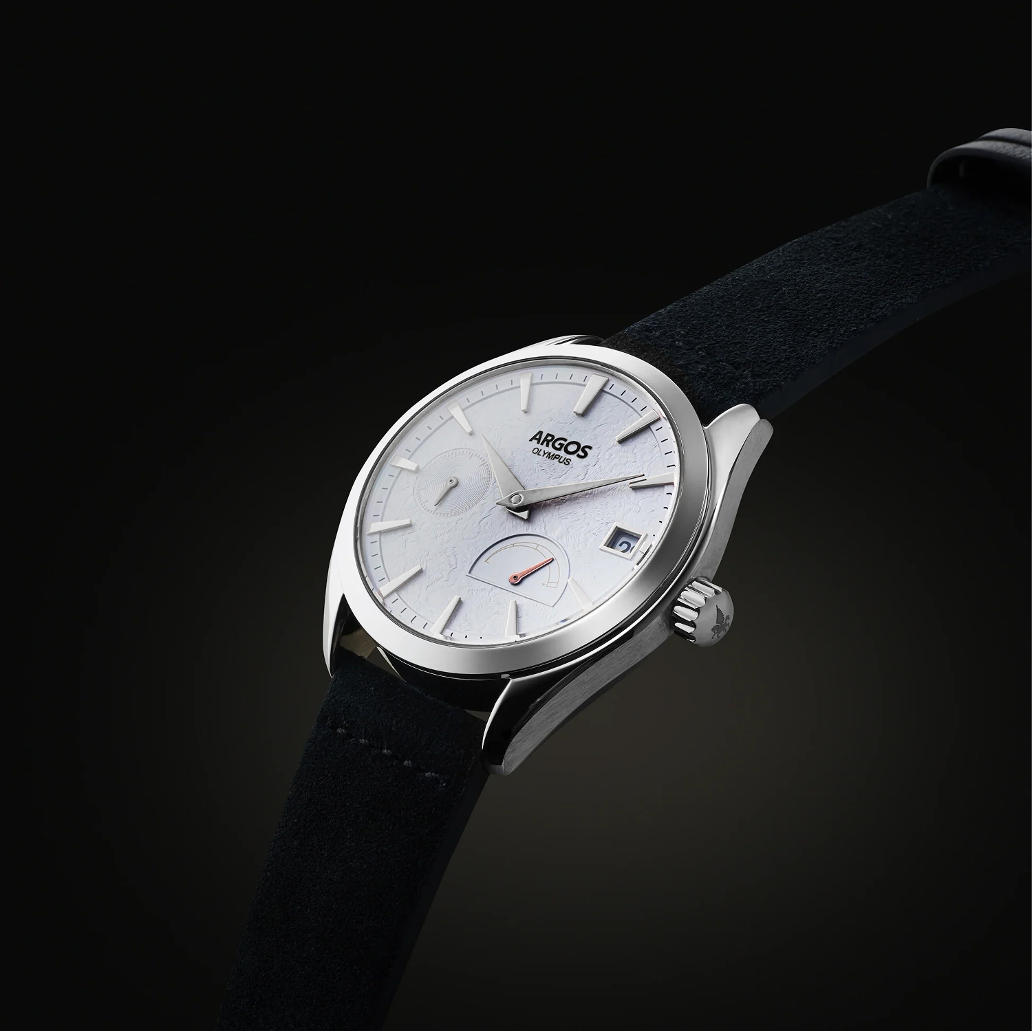 Olympus - Luxe White Silver Leather Argos Watches