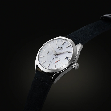 Olympus - Luxe White Silver Leather Argos Watches