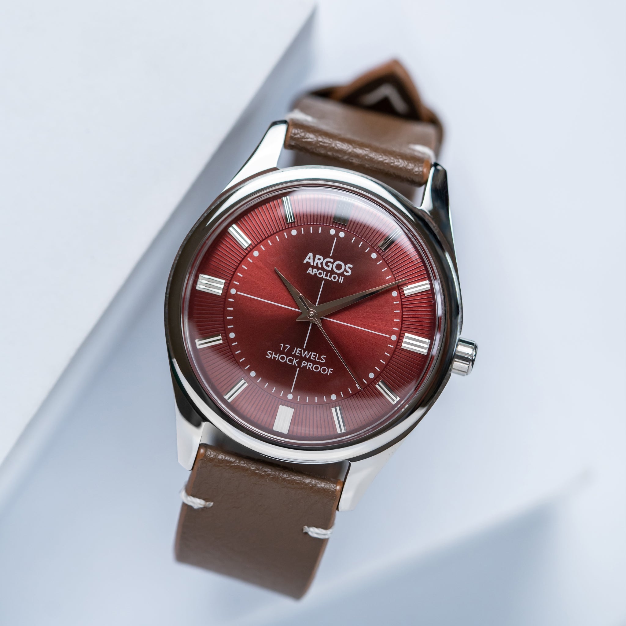 Apollo II - Wine Red Silver