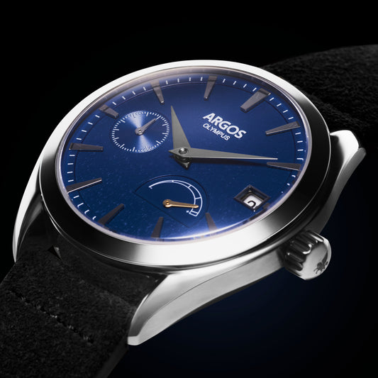 OLYMPUS - Aether Blue Silver Leather