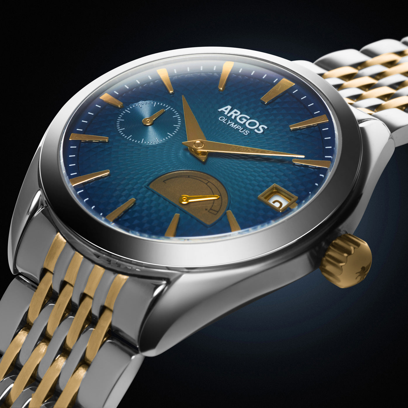 OLYMPUS - Azure Blue Gold Two Tone