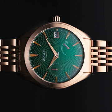 Olympus - Basil Green Rose Gold Argos Watches