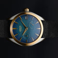 Olympus - Azure Blue Gold Two Tone Leather Argos Watches