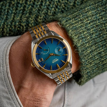 Olympus - Azure Blue Gold Two Tone Argos Watches