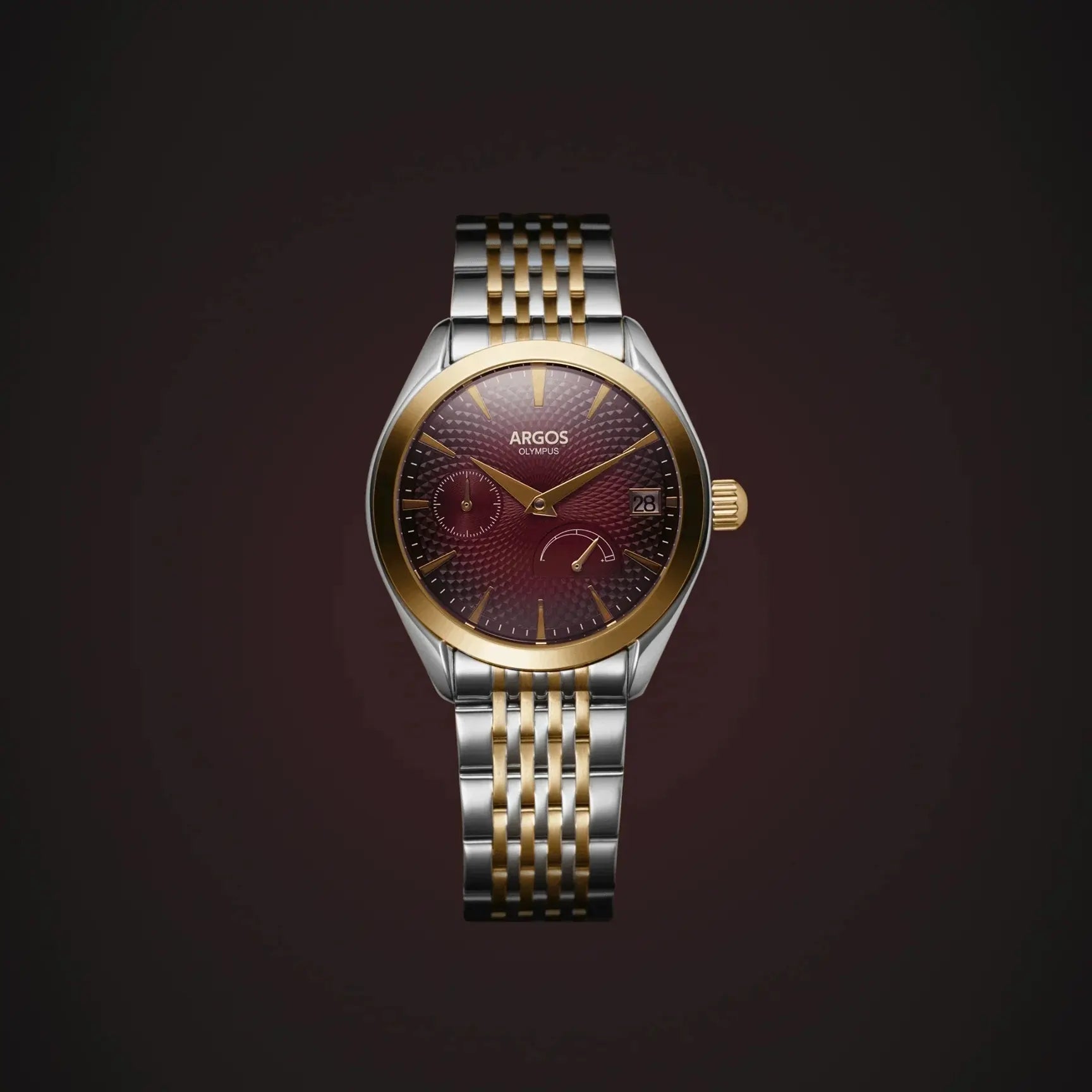 Olympus - Carmine Red Gold Two Tone Argos Watches